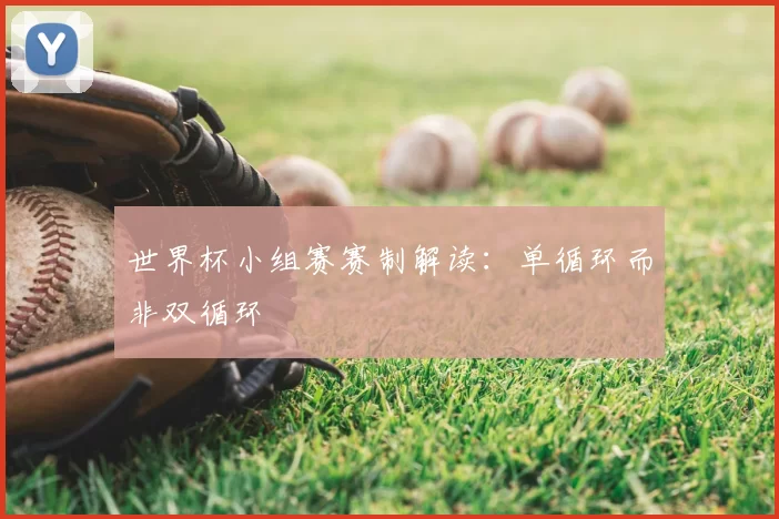 世界杯小组赛赛制解读:单循环而非双循环