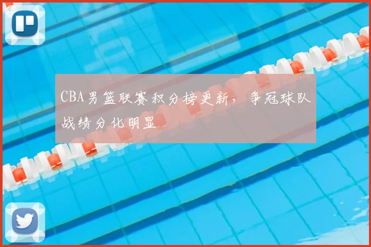 CBA男篮联赛积分榜更新,争冠球队战绩分化明显
